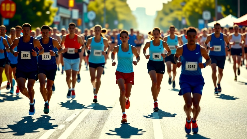 image of racers at a 5K run