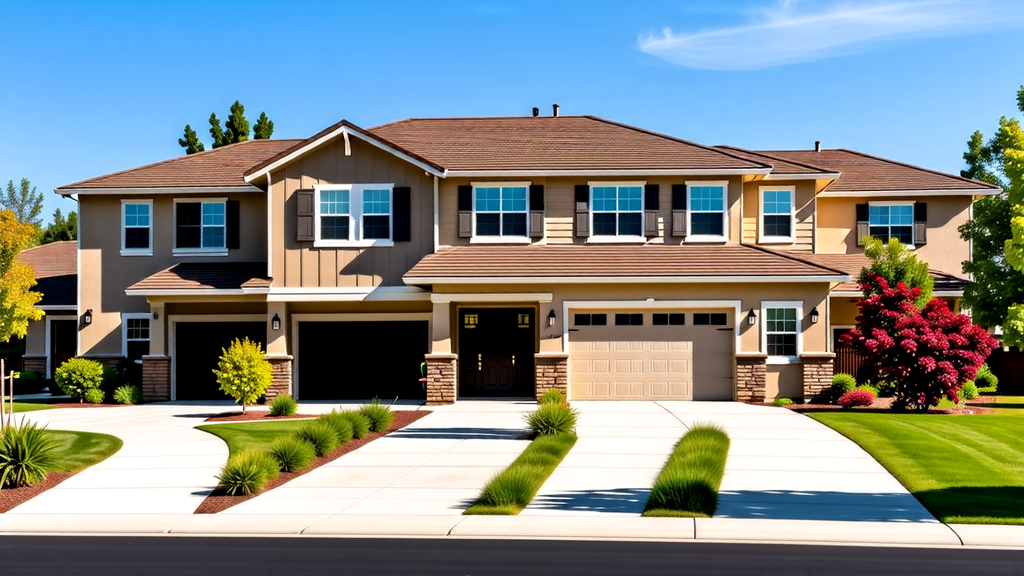 Spacious two-story family home with double garage and front porch